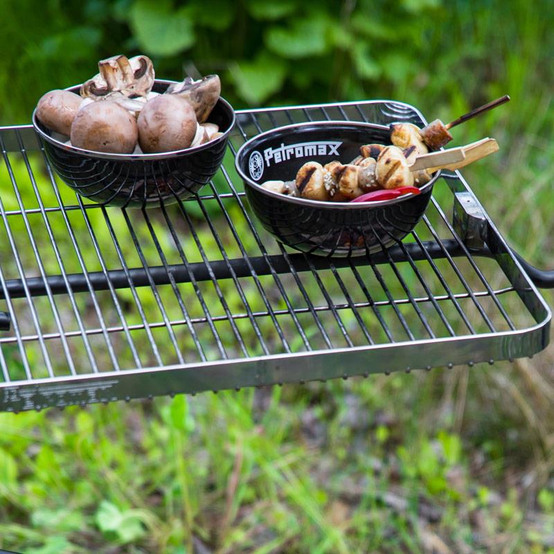 Bols en émail noir (2 pièces) Petromax – Image 3