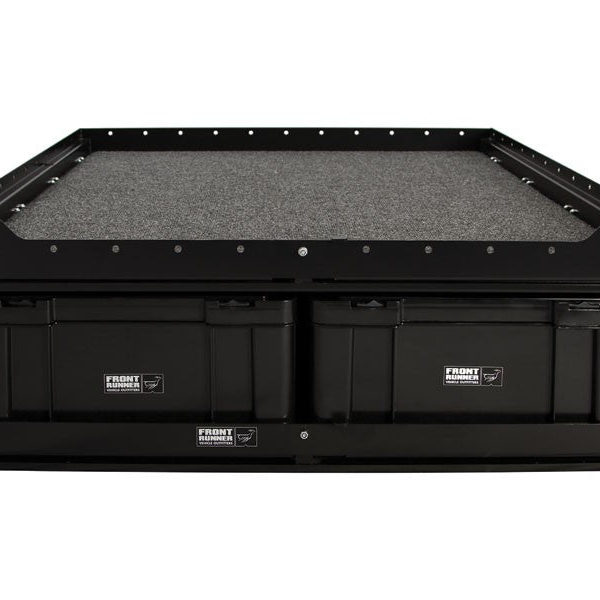 Tiroir pour 6 boîtes Cub avec plateau coulissant au-dessus du tiroir - de Front Runner