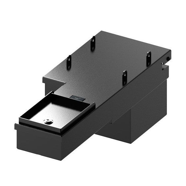 Coffre-fort sous la console d’une Toyota Land Cruiser 76 - de Front Runner