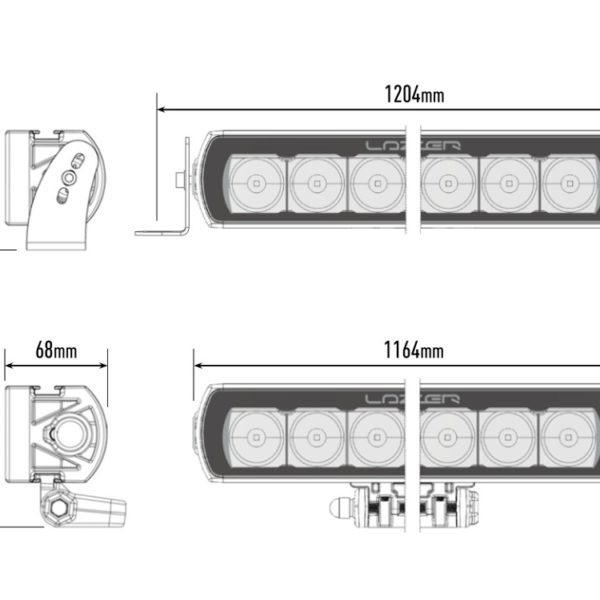 Alternative view of PHARE LED LAZER T-28 EVOLUTION NOIR