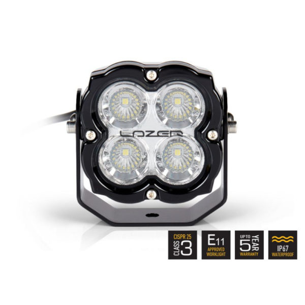PHARE LED LAZER UTILITY-45 Gen2 NOIR - FIXATION SLIM