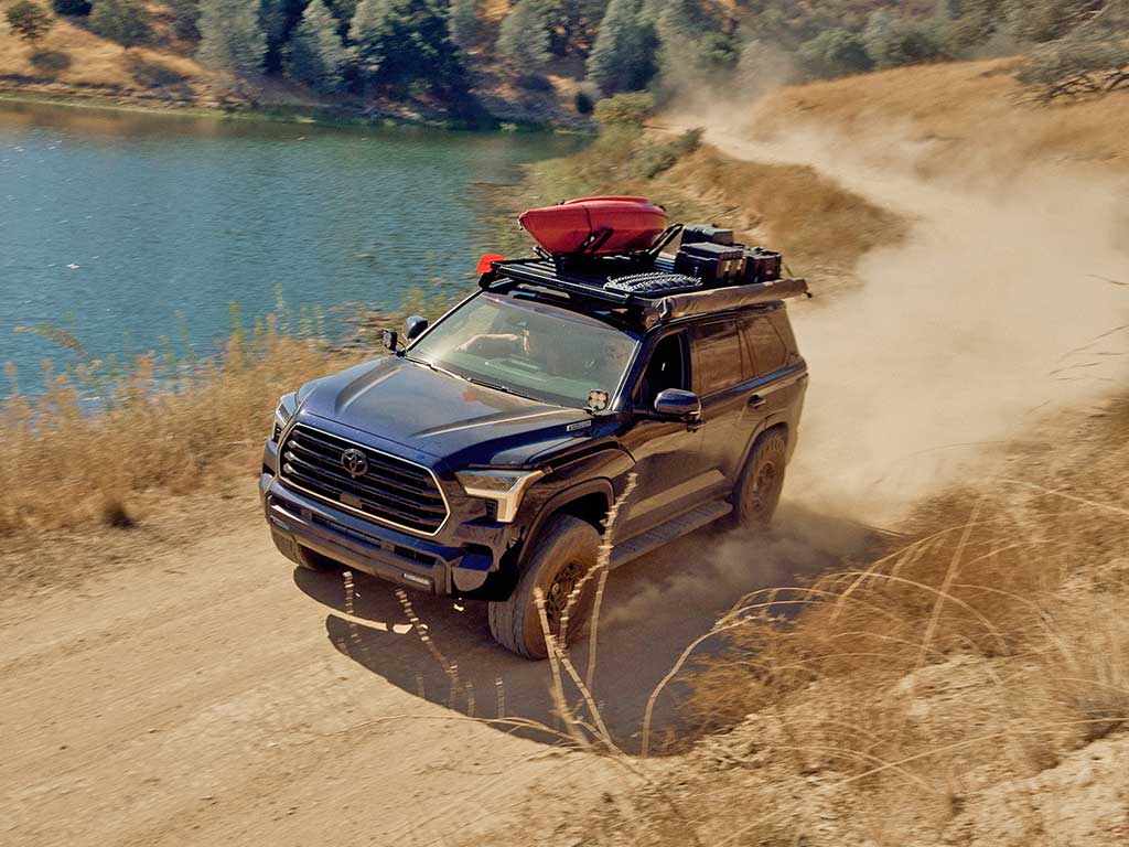 Toyota Sequoia (2022-Current) Slimline II Roof Rack Kit – Image 6