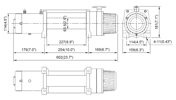 Alternative view of TREUIL COME UP DV 9S 12V
