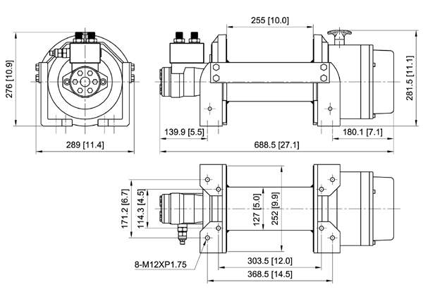Alternative view of TREUIL COME UP HYDRAULIQUE HV 15