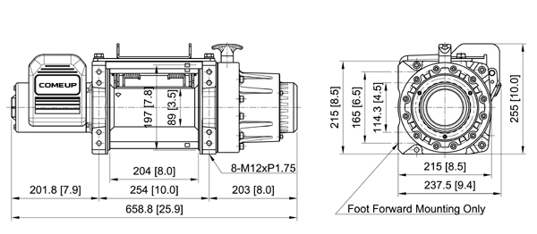 Alternative view of TREUIL COME UP WALRUS 16.5 24V N°