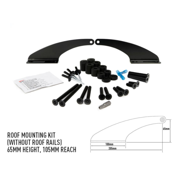 KIT DE MONTAGE SUR TOIT AVANT - 65 mm de hauteur