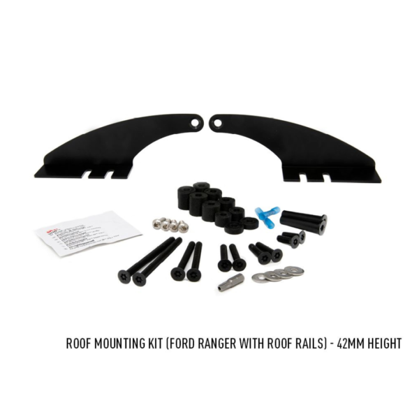Kit de montage sur toit - Ford Ranger (avec rails de toit) - Hauteur 42 mm