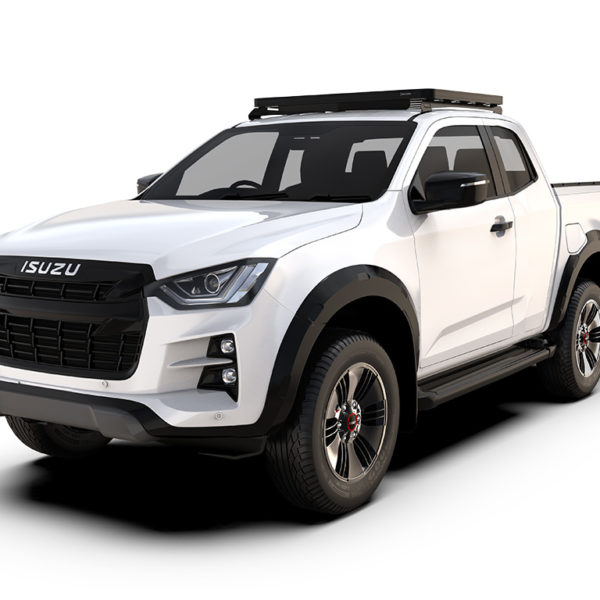 Kit de galerie Slimline II pour Isuzu D-Max Gen 3, comprenant un plateau robuste et modulaire, idéal pour transporter vos équipements et accessoires. Facile à installer, sans perçage, avec tous les composants nécessaires inclus.