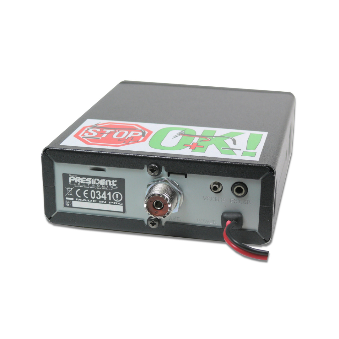 Pack poste radio CB Harry III + antenne magnétique President – Image 3