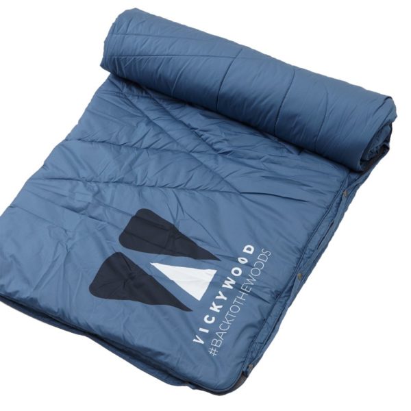 Alternative view of Couverture polaire / sac de couchage Voited x Vickywood Mountain Blue