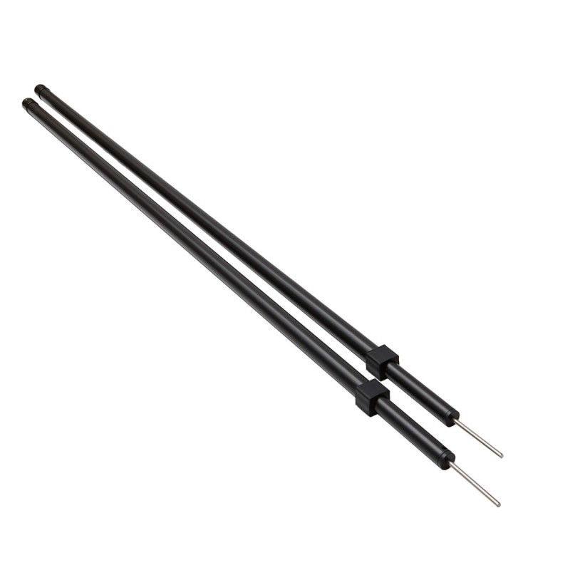 Lot de 2 pieds télescopiques pour auvent / solette Vickywood