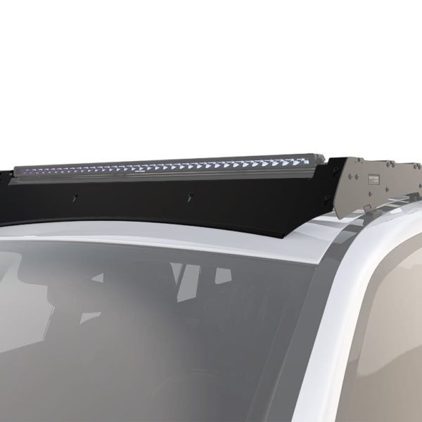 Crénage pare-brise pour barre lumineuse Slimsport rack 40", conçu pour le modèle KSLG005T de Lexus GX 460 (2010-présent), avec un bourrelet en caoutchouc durable pour protection et amélioration aérodynamique