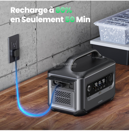 La **Power Station UGREEN PowerRoam GS600** offre une énergie portable fiable, une recharge rapide et une gestion via l’app mobile. Garantie 5 ans.