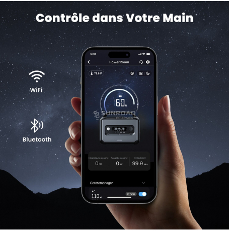 Alternative view of Batterie UGREEN lithium portables PowerRoam GS1200