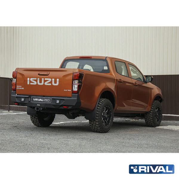 Alternative view of BUMPER REAR RIVAL ISUZU D-MAX 2021+ (USAGE COMPETITION)