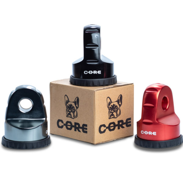 Arrêt câble de treuil en aluminium , léger et résistant. Capacité de rupture de 12 tonnes, avec embase en caoutchouc et passage pour manille pour plus de flexibilité et de sécurité.