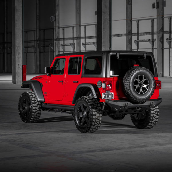 Alternative view of BUMPER REAR RIVAL JEEP WRANGLER JL - STUBBY