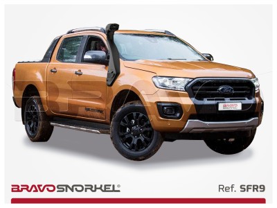 **Snorkel BRAVO pour Ford Ranger (2011-2022) – Réf. SIDY** : Robuste et certifié CE, il protège votre moteur de l’eau et des impuretés tout en optimisant l’admission d’air. Installation facile et garantie 5 ans ! 🚙💨