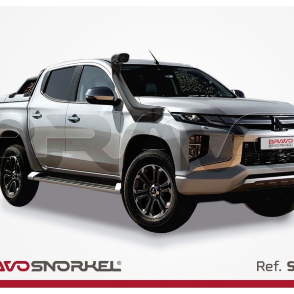 Snorkel BRAVO pour Mitsubishi Triton – Réf. SMT4 : Protégez votre moteur tout en améliorant l’admission d’air. Ce snorkel certifié CE est robuste, facile à installer et garanti 5 ans. Idéal pour le tout-terrain ! 🚙🔥