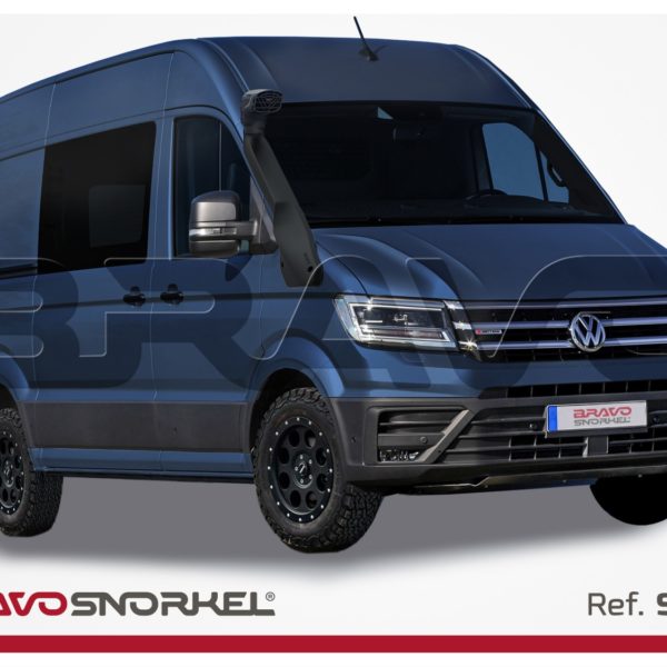 Snorkel BRAVO pour Volkswagen Crafter (2017-2025) – Réf. SVCR : Certifié CE et garanti 5 ans, il protège le moteur et améliore l’admission d’air. Installation facile et performances assurées.