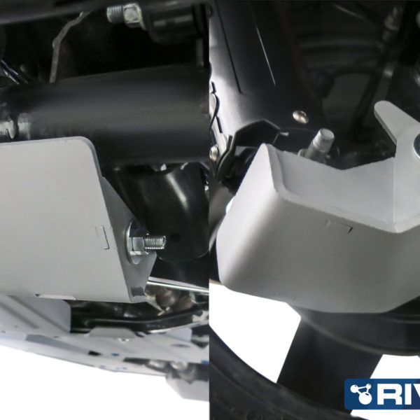 Alternative view of PLAQUE PROTECTION RIVAL LEVIERS JEEP WRANGLER 2018-2021