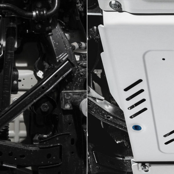 Alternative view of PLAQUE PROTECTION 4 mm RIVAL BOÎTE DE VITESSE FORD RANGER 2022+