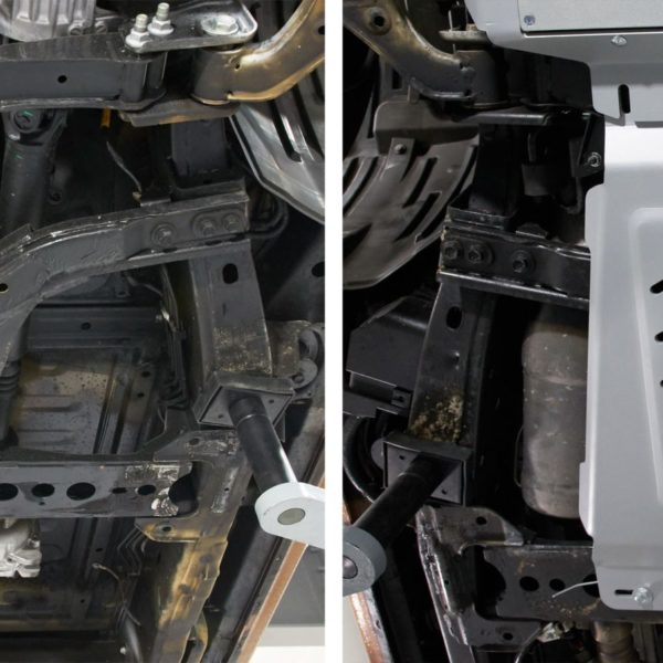 Alternative view of PLAQUE PROTECTION 4 mm RIVAL BOÎTE DE VITESSES NISSAN NAVARA 2015-20