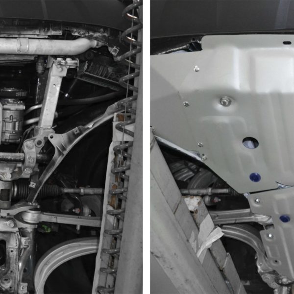 Alternative view of PLAQUE PROTECTION RIVAL 4mm MOTEUR VW TOUAREG
