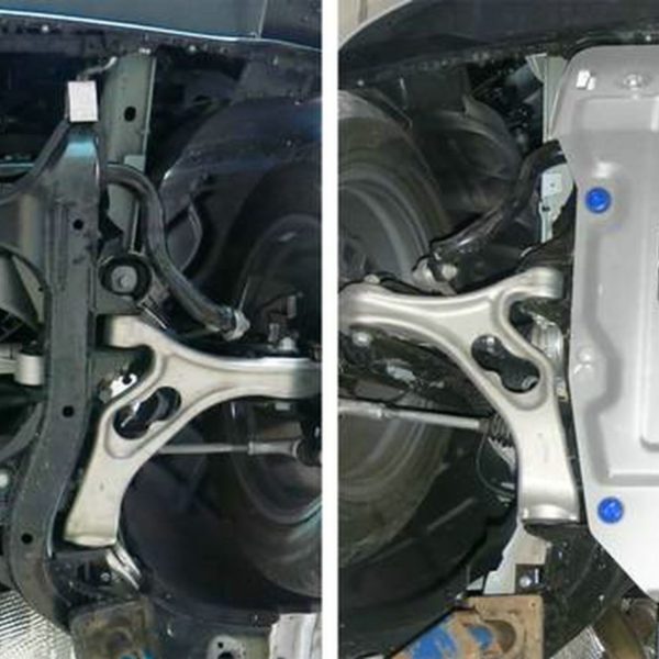 Alternative view of PLAQUE PROTECTION RIVAL 4MM MOTEUR VOLKSWAGEN TOUAREG 2010-2018