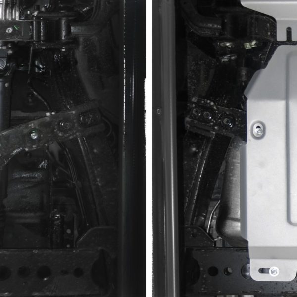 Alternative view of PLAQUE PROTECTION 4 mm RIVAL BOÎTE DE VITESSES MERCEDES BENZ X-CLASS