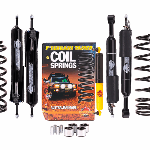 Kit suspension Toyota Land Cruiser FZJ80 / HZJ80 / HDJ80 (1990–1997) fortifiés Terrain Tamer
