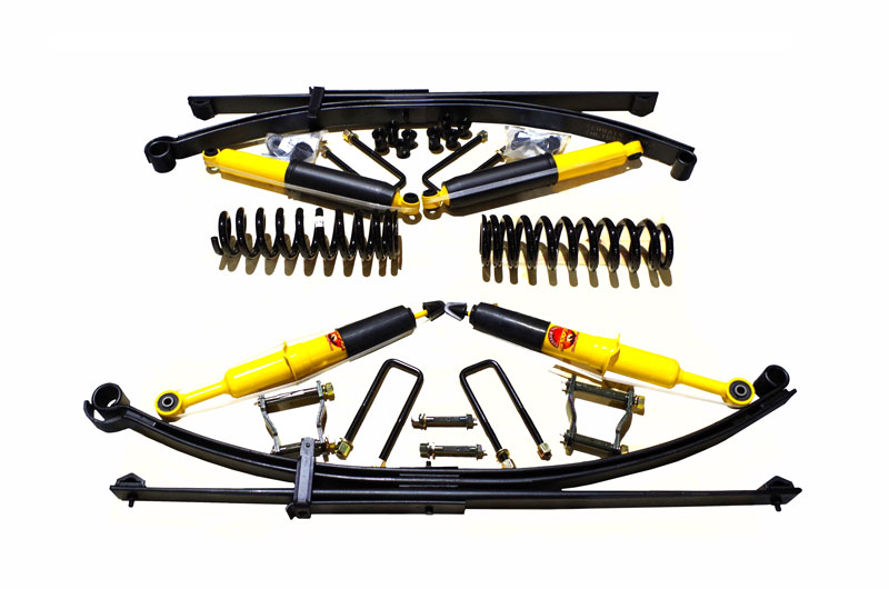 Kit suspension Toyota Hilux Vigo (2005–2015) lames paraboliques +400 kg Terrain Tamer