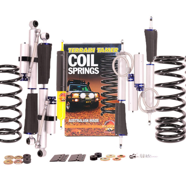 Kit suspension Nissan Patrol Y61 amortisseurs ProShock, ressorts et amortisseur de direction Terrain Tamer