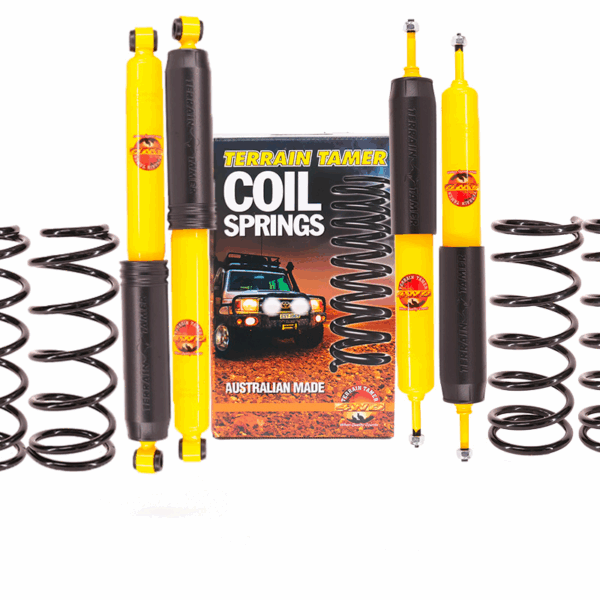 Kit suspension Nissan Patrol Y60 5 portes amortisseurs et ressorts renforcés Terrain Tamer