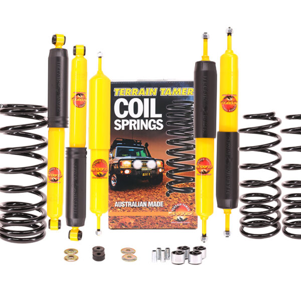 Kit suspension Nissan Patrol Y60 LWB 4.2L (Diesel & Essence) ressorts, amortisseurs et amortisseur de direction Terrain Tamer