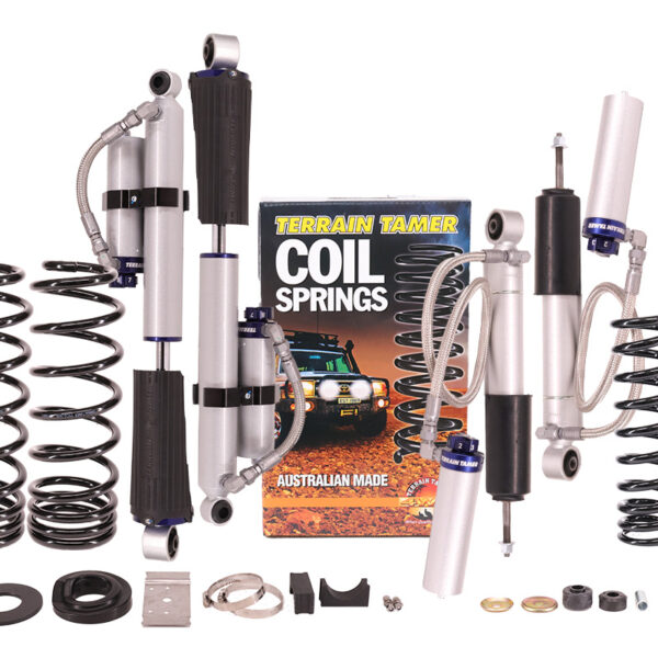 Kit suspension Nissan Navara D23 (à partir de 2015) avec amortisseurs ProShock et ressorts renforcés Terrain Tamer