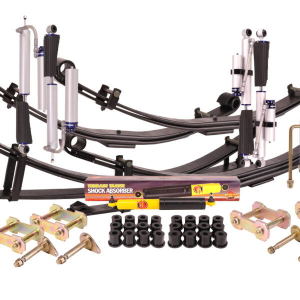 Kit suspension Toyota Land Cruiser HZJ77 (1990–1999) ProShock renforcés Terrain Tamer