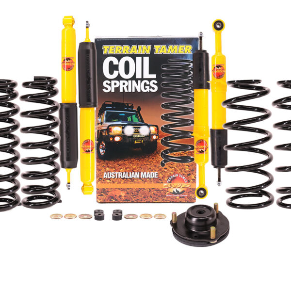 Kit suspension Toyota Land Cruiser Prado 150 (2009–2023) GDJ150 / KDJ150 / GRJ150 / TRJ150 Terrain Tamer (Kit conversion suspension pneumatique en ressorts)