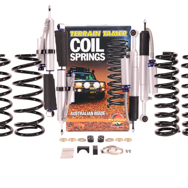 Kit suspension Toyota Land Cruiser Prado 150 (2009–2023) GDJ150 / KDJ150 / GRJ150 / TRJ150 ProShock Terrain Tamer (Kit conversion suspension pneumatique en ressorts)