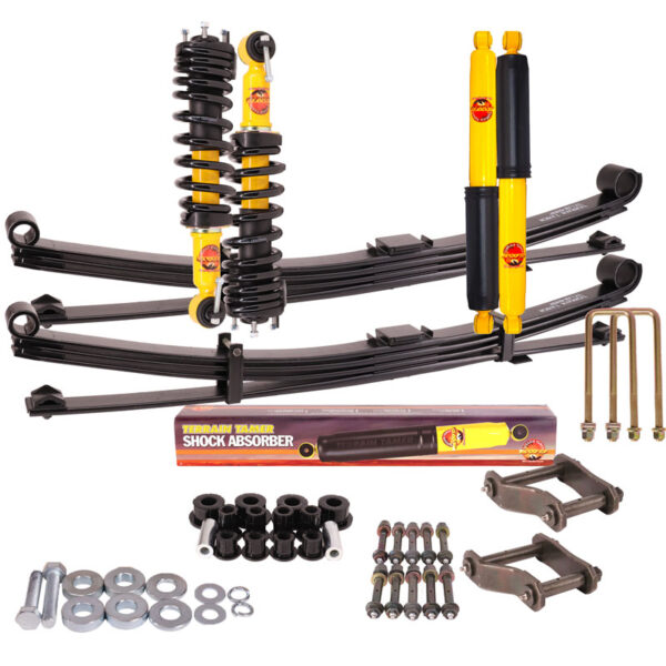Kit suspension Volkswagen Amarok (à partir de 2023) Pré-Assemblé Avant + Lames paraboliques +400 kg Terrain Tamer