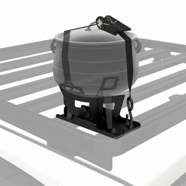 Support pour casserole en fonte sur galerie de toit Front Runner