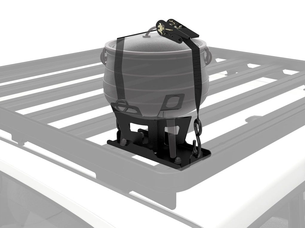 Support pour casserole en fonte sur galerie de toit Front Runner