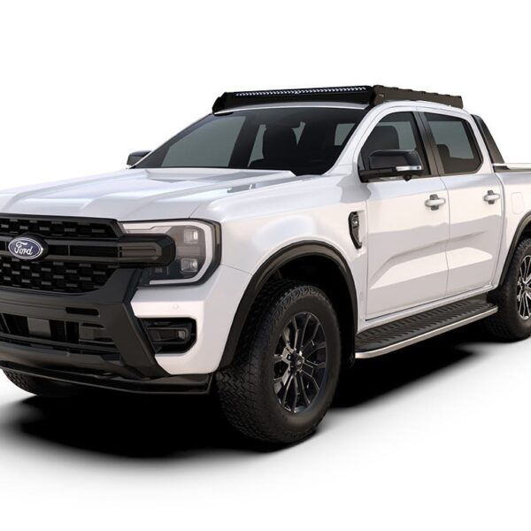 Kit de galerie de toit Slimsport / Compatible avec barre lumineuse Ford Ranger T6.2 Wildtrak Raptor Double Cab (2022+)