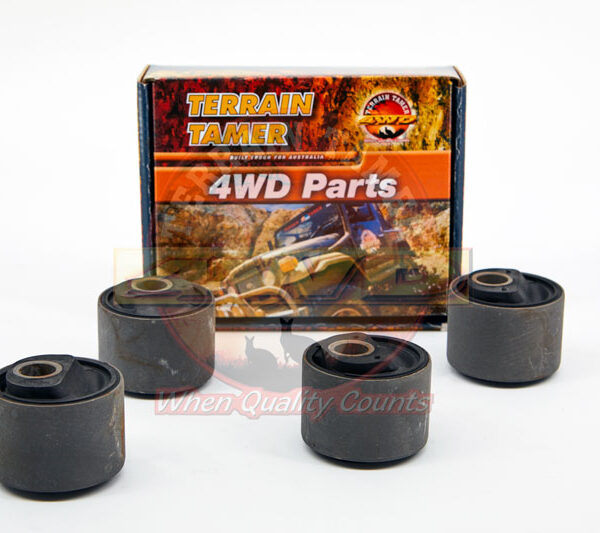 KIT SILENT-BLOCS EXCENTRIQUES CAOUTCHOUC RÉHAUSSE +50MM