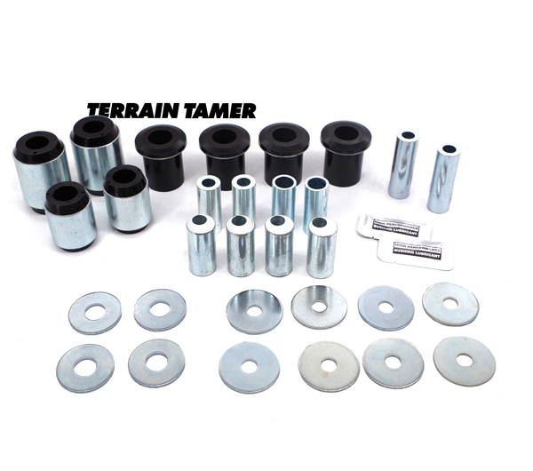 KIT SILENT-BLOCS TRIANGLES COMPLET SUPÉRIEURS ET INFÉRIEURS