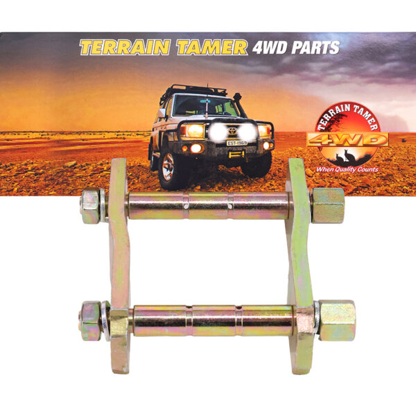 SHACKLE KIT GREASABLE WITH NUT ENCAPSULATED GREASE NIPPLE