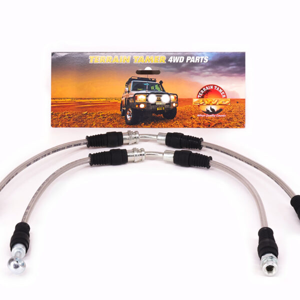 KIT DE FLEXIBLES DE FREIN TRÉSSÉ POUR TTBBK01