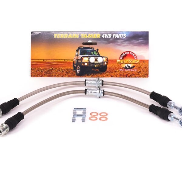 KIT DE FLEXIBLES DE FREIN TRÉSSÉ POUR TTBBK04