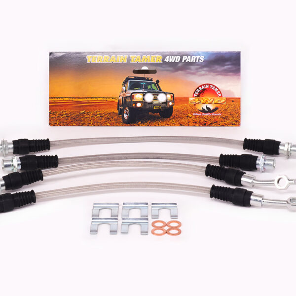 KIT DE FLEXIBLES DE FREIN TRÉSSÉ POUR TTBBK08