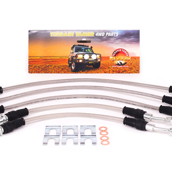 KIT DE FLEXIBLES DE FREIN TRÉSSÉ POUR TTBBK22